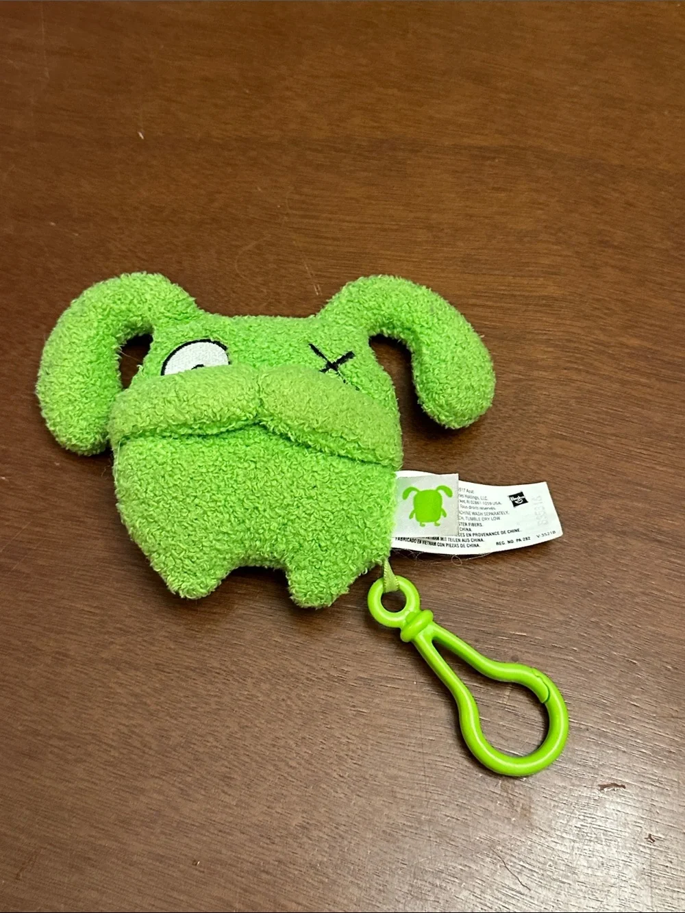 2019 Ugly Dolls Plush 5” Lime Green Ox and Purple Ugly Fog Monster Clip-On